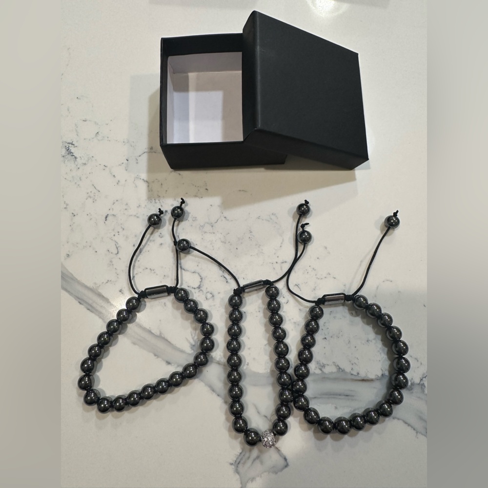Aura Three (3) Adjustable Bracelets in a Box NWOT